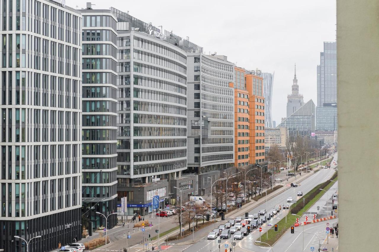 Family Apartment With A Terrace On Aleje Jerozolimskie Варшава Екстериор снимка